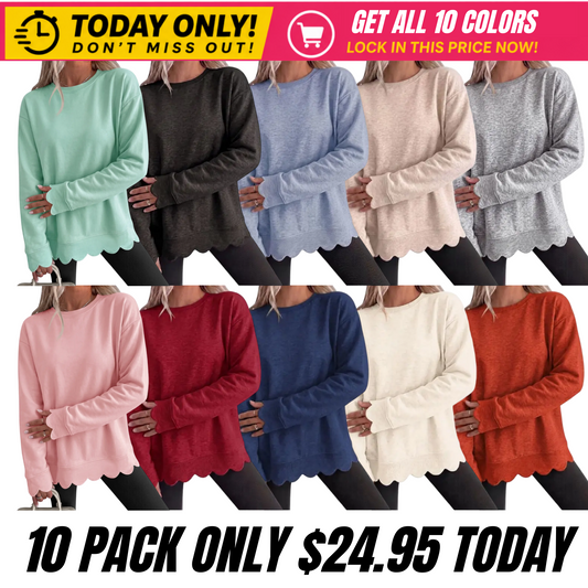 Women's Fashion Casual Knit Vintage-Inspired Round Neck Oversized Tunic