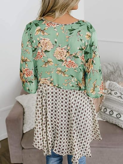 Womens Tie Front Kimono Cardigans Flowy Cover Ups