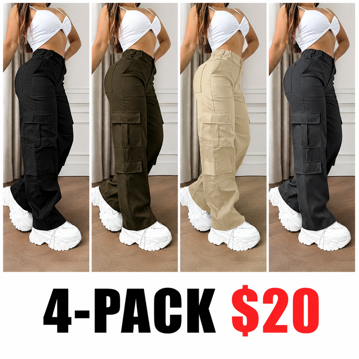 Women’s cargo work pants